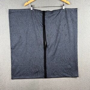 Lululemon‎ Vinyasa Wrap Scarf Womens One Size Convertible Blue Black Heather